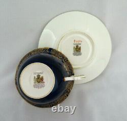 Rare Signed Paragon England Golden Harvest Cup and Saucer