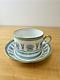 Richard Ginori #30 Palmette Indigo Tea Cup Saucer Set Impero Shape