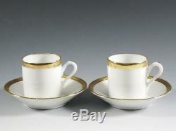 Richard Ginori Tea Set by Gio Ponti Teapot, Creamer, Sugar + 2 Cups & Saucers