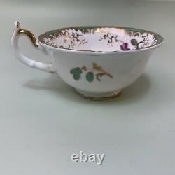 Rockingham trio, teacup/coffee cup & saucer pattern1475, ca1835