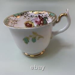 Rockingham trio, teacup/coffee cup & saucer pattern1475, ca1835