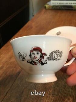 Romany Gypsy fortune telling teacup Tasseography tarot tea cup & saucer occult