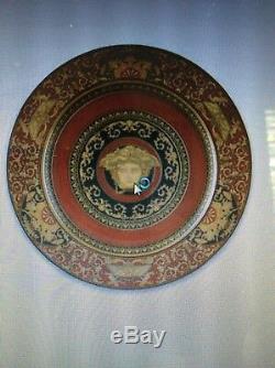 Rosenthal Versace Red Medusa China 12 10 Piece Settings Plus 6 Covered Extras