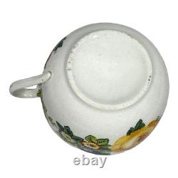 Rowland Marsellus Staffordshire Floral 6 Tea Cup Lot RD649228 Antique White Rare
