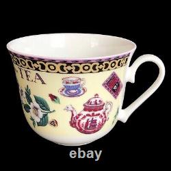 Roy Kirkham Breakfast Size TEA Cup & Saucer English Bone China Flying Cloud NWOT