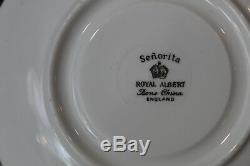 Royal Albert England'senorita' Tea Cup And Saucer