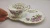 Royal Albert Flowers Of The Month Series Floral China Tea Cup U0026 Saucer Plate Michaelmas Daisy