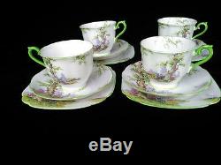 Royal Albert Greenwood 12pc Tea Set Tea Cup Saucer Plate 1st Eng c1927 No 774783