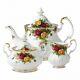 Royal Albert Old Country Roses 3 Piece Tea Service Made In England