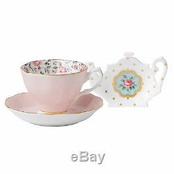 Royal Albert Rose Confetti Teacup/ Saucer/ Tea Tip RRP $175.00 HURRY LAST 2