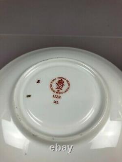 Royal Crown Derby Old Imari 1128 Footed Elizabeth Tea Cup and Saucer (Lot 3)