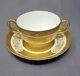 Royal Crown Sutherland Gold Encrusted Two Handled Teacup And Saucer, England #2