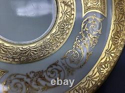 Royal Crown Sutherland Gold Encrusted Two Handled Teacup and Saucer, England #2