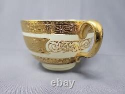 Royal Crown Sutherland Gold Encrusted Two Handled Teacup and Saucer, England #2