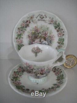 Royal Doulton Brambly Hedge Miniature Tea Set Cup Saucer Plate Teapot Jug Bowl