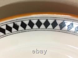 Royal Doulton Rare Museum Grd. C1910 Art Deco Tea Cup Saucer Desert Plate HB9833
