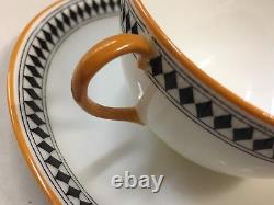 Royal Doulton Rare Museum Grd. C1910 Art Deco Tea Cup Saucer Desert Plate HB9833