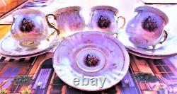 Royal Japan Featuring Courting Old Fashion Romance Tea Cup 6 Saucer 6 Set of 12