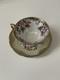 Royal Sealy Vintage China Tea Cup And Saucer Set Japan Hand Painted Fruit Flower