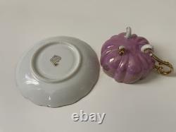 Royal Sealy Vintage China Tea Cup and Saucer Set Japan Hand painted Fruit Flower