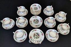 Royal Tara Irish China Bird of Paradise Tea Cup & Saucer Set (9) Plates (7) Trio
