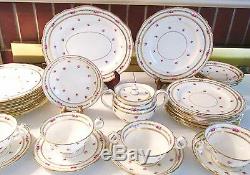 SALE! 29-Piece Royal Cauldon TEA & BREAKFAST plates, cups, saucers+1905-20 K8627