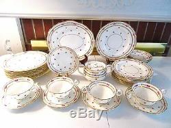 SALE! 29-Piece Royal Cauldon TEA & BREAKFAST plates, cups, saucers+1905-20 K8627