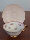 Shelley Fine Bone China Oleander England Scattered Roses Pink Tea Cup Saucer Set