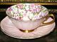 Shelley Footed Oleander Pink Maytime Chintz Cup & Saucer