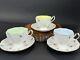 Set Of 3 Queen Anne Fine Bone China Tea Cups And 3 Saucers #5365