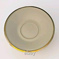 Set of 14 Lenox China Tea Coffee Cups saucers Eternal Collection Gold Trim
