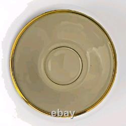 Set of 14 Lenox China Tea Coffee Cups saucers Eternal Collection Gold Trim