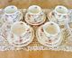 Set Of 5 Vintage Duchess June Bouquet Trios- Cup, Saucer, Bread Plate English