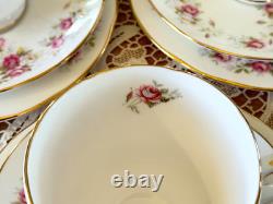 Set of 5 Vintage Duchess June Bouquet Trios- Cup, Saucer, Bread Plate English