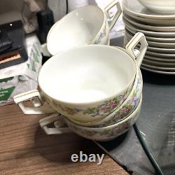 Set of 66-Bavaria Tirschenreuth THE ETON FINE China Plates Bowls & Cups 4251