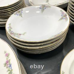 Set of 66-Bavaria Tirschenreuth THE ETON FINE China Plates Bowls & Cups 4251