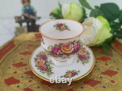 Set of 6 Elizabethan Tea cup And Saucer, Porcelain English