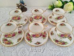 Set of 6 Elizabethan Tea cup And Saucer, Porcelain English