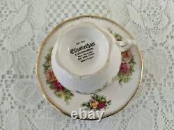 Set of 6 Elizabethan Tea cup And Saucer, Porcelain English