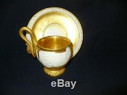 Sevres France Swan Tea Cup and Saucer