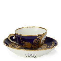 Sèvres Porcelain Teacup & Saucer With Bird Scenes 1791