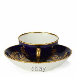 Sèvres Porcelain Teacup & Saucer With Bird Scenes 1791