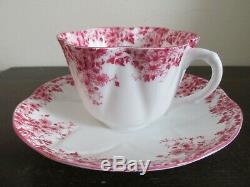 Shelley Dainty Pink Bone China England Tea Cup And Saucer