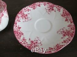 Shelley Dainty Pink Bone China England Tea Cup And Saucer