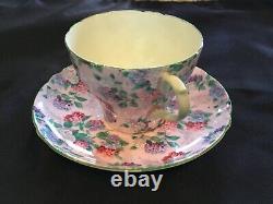 Shelley Summer Glory Chintz Tea Cup And Saucer