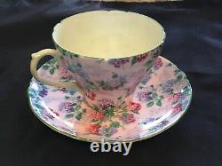 Shelley Summer Glory Chintz Tea Cup And Saucer