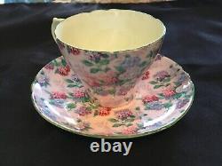 Shelley Summer Glory Chintz Tea Cup And Saucer