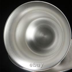 Silver Gaiwan 999 Sterling Silver Tureen Cup Saucer Lid Peony Relief ceramic cup