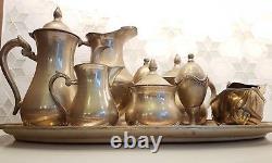 Silver Tea Set Tea & Coffee Pots, Jug, Milk Jug, Sugar Bowl, 2 Egg Cups etc