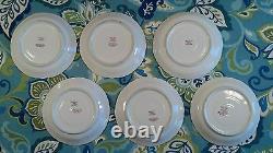 Six Theodore Haviland Limoges Teacups and Saucers